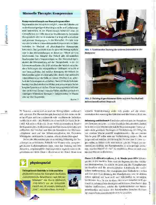 Vorschauseite 3: Rehabilitation nach vorderer KreuzbandplastikTraining & Therapie fürs lädierte Knie