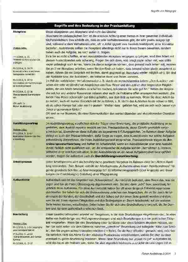 Vorschauseite 2: Begriffe der Pädagogik und ihre Bedeutung für die Ausbildung in der Praxis