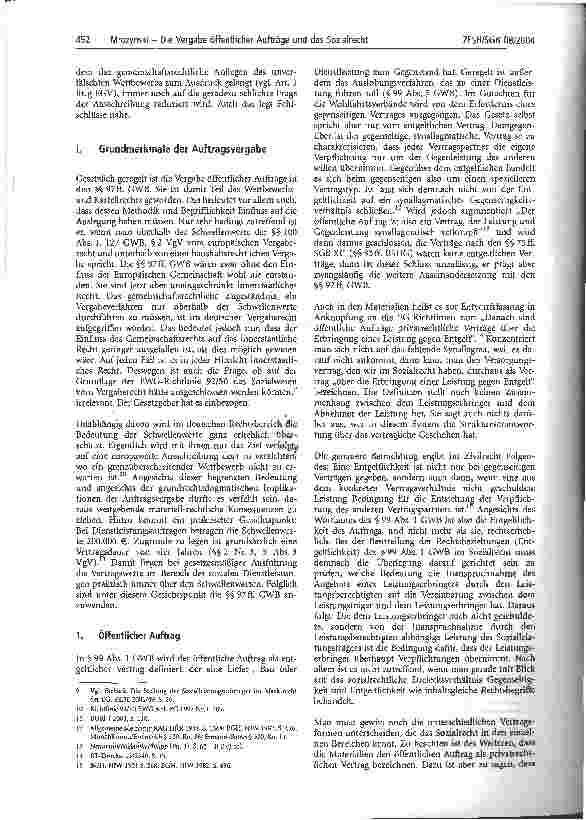 Vorschauseite 2: Die Vergabe öffentlicher Aufträge und das SozialrechtAnmerkungen zu zwei Rechtsgutachten