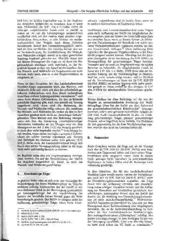Vorschauseite 5: Die Vergabe öffentlicher Aufträge und das SozialrechtAnmerkungen zu zwei Rechtsgutachten