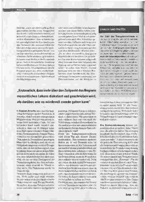 Vorschauseite 2: Von der Politik allein gelassen