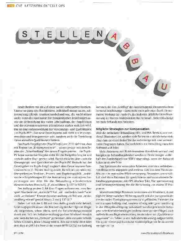 Vorschauseite 3: Wegfall der Psych-PV - was dann?