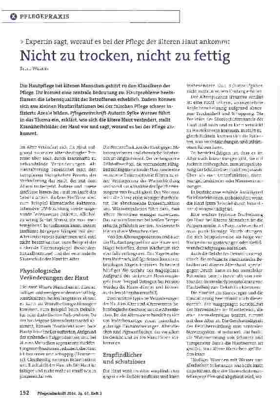 Vorschauseite 1: Nicht zu trocken, nicht zu fettig