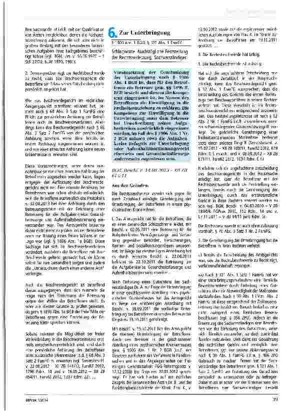 Vorschauseite 2: Zur Anhörung