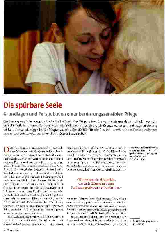 Vorschauseite 1: Die spürbare Seele