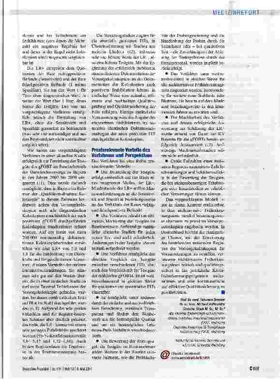 Vorschauseite 2: Qualitätssicherung in der Routine ist notwendig und gut realisierbar