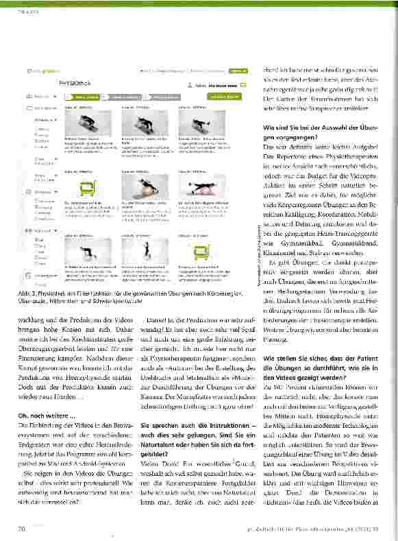 Vorschauseite 3: Behandlungsergänzende Online-Physiotherapie