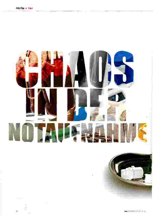 Vorschauseite 1: Chaos in der Notaufnahme