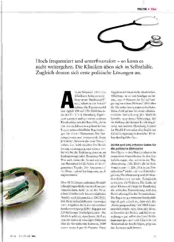 Vorschauseite 2: Chaos in der Notaufnahme
