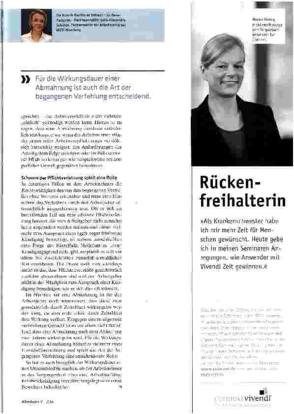Vorschauseite 2: Pflichtverletzungen abmahnen -warum das so wichtig ist!