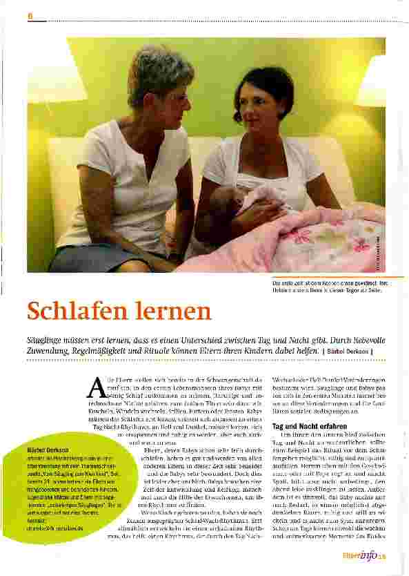 Vorschauseite 1: Schlafen lernen