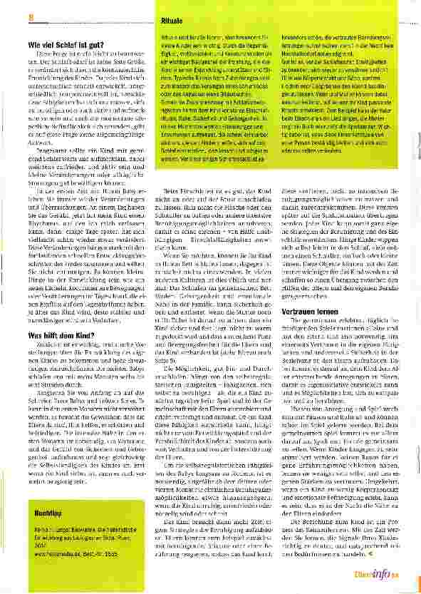 Vorschauseite 3: Schlafen lernen
