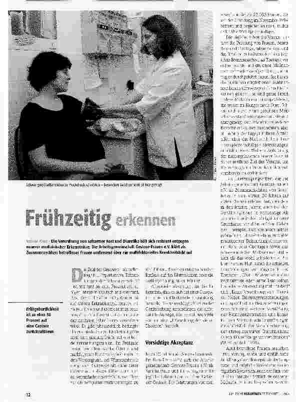 Vorschauseite 1: Frühzeitig erkennen