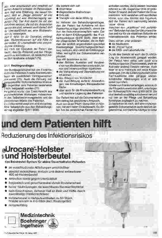 Vorschauseite 3: Recht in Pflege und Betreuung; 8. Folge: Recht des Patienten auf Selbstbestimmung und die Einwilligung in Pflege und Behandlung