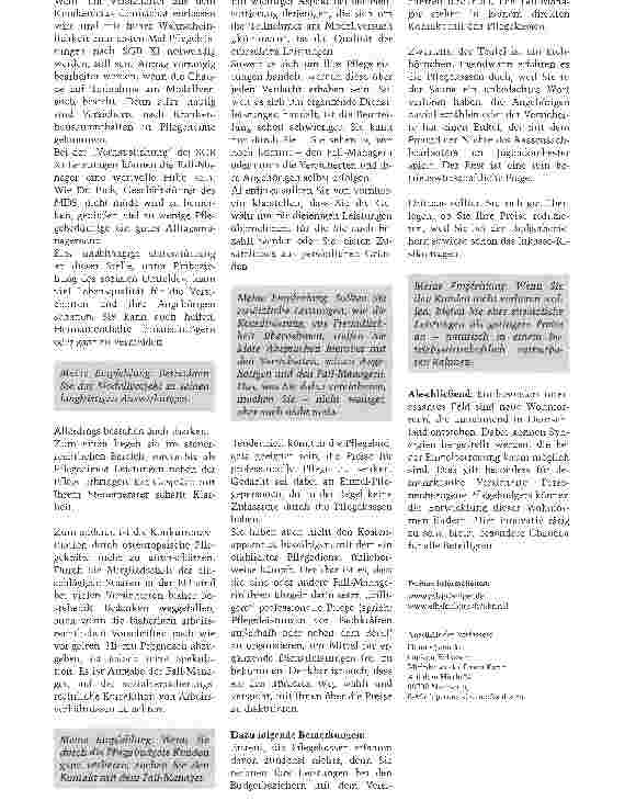 Vorschauseite 3: Das personenbezogene Pflegebudget. Mehr als ein Modellversuch