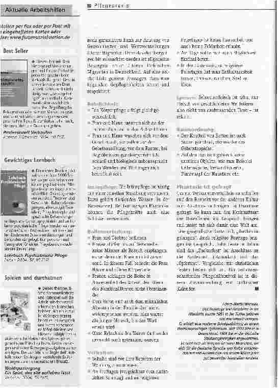 Vorschauseite 3: Pflege alter türkischer MigrantenKultursensible Pflege