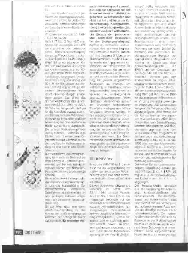 Vorschauseite 3: Vergütung und Kosten der ambulanten Notfallbehandlung im Krankenhaus Rechtsprechnung und BPflV 95