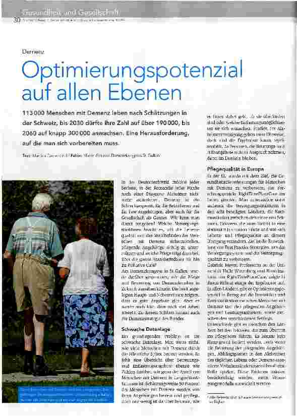Vorschauseite 1: Optimierungspotenzia auf allen Ebenen