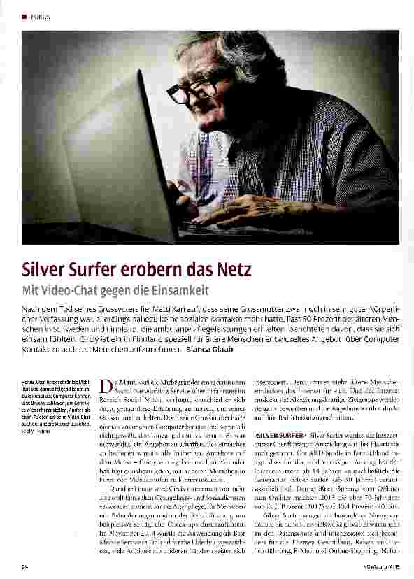 Vorschauseite 1: Silver Surfer erobern das Netz