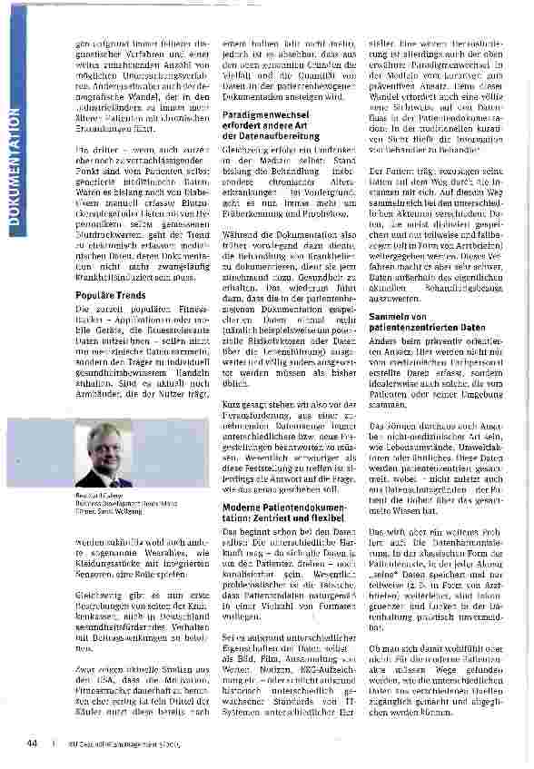 Vorschauseite 2: Dokumentationslösungen der Zukunft
