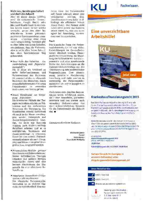 Vorschauseite 3: Dokumentationslösungen der Zukunft