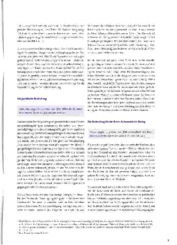 Vorschauseite 2: Was heisst hier «Selbstbestimmung»? Versuch einer Annäherung