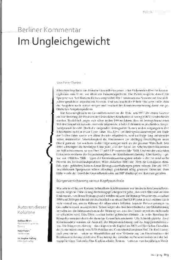 Vorschauseite 1: Im Ungleichgewicht