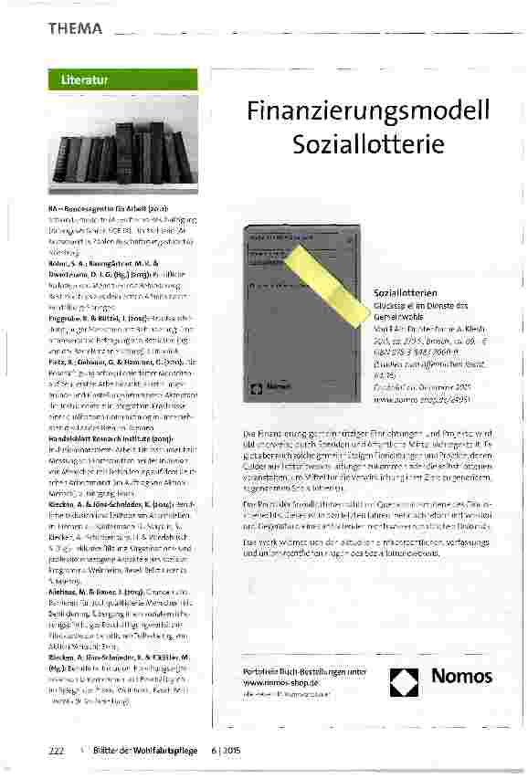 Vorschauseite 4: Eher Stagnation als Aufbruch
