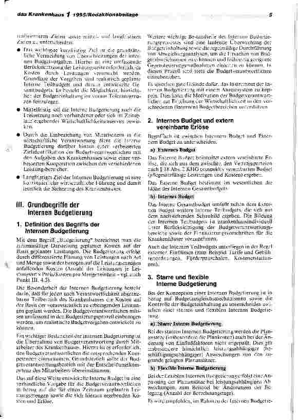 Vorschauseite 4: Grundsätze und Hinweise der DKG zur Internen Budgetierung