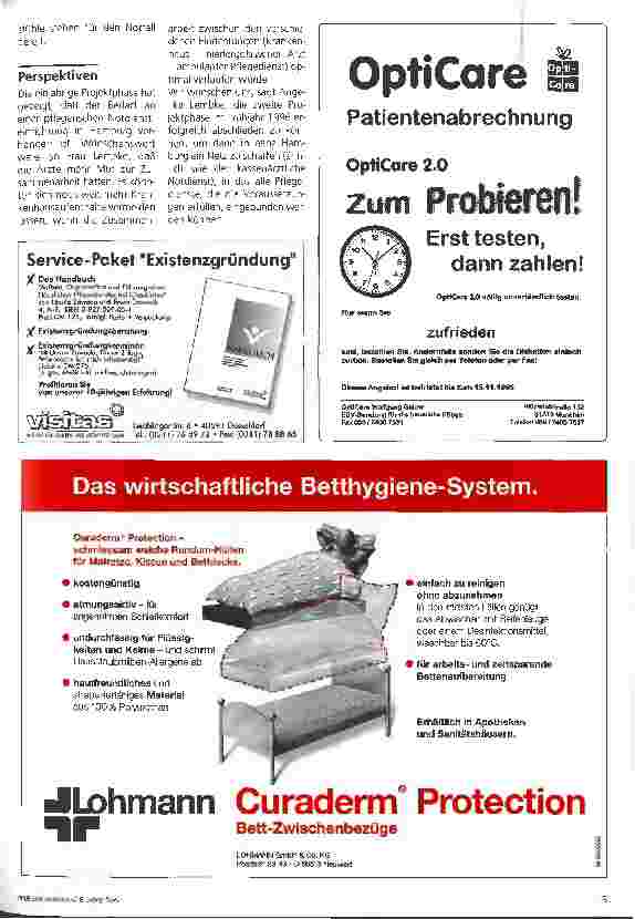 Vorschauseite 3: Krankenpflege-Notdienst - Brücke zwischen Krankenhaus und daheim