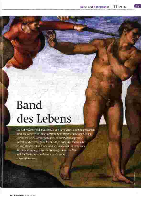 Vorschauseite 2: Band des Lebens