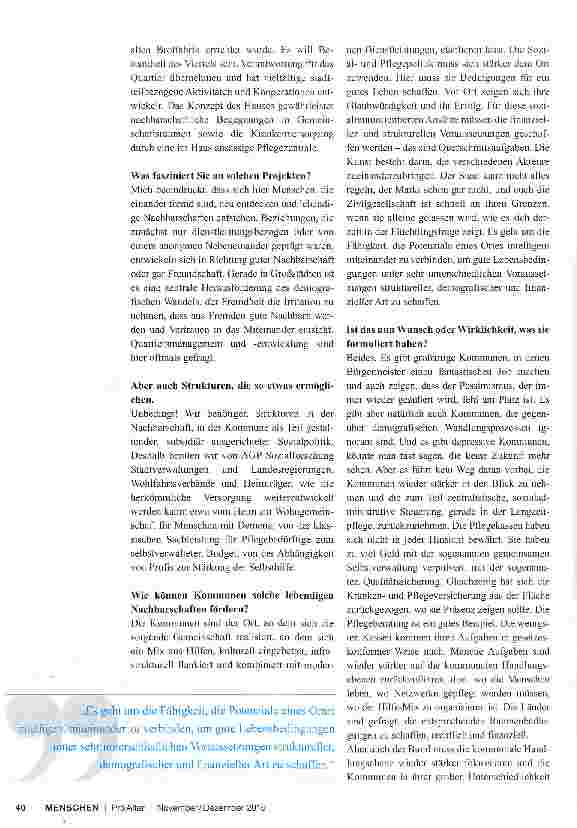 Vorschauseite 3: Damit aus Fremden Nachbarn werden