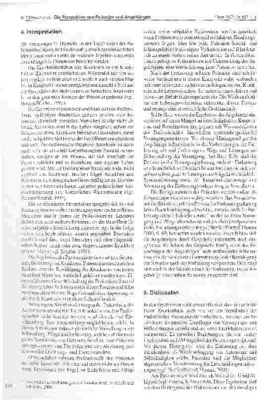 Vorschauseite 5: Versorgungskontinuität durch Pflegeüberleitung - die Perspektive von Patienten und Angehörigen