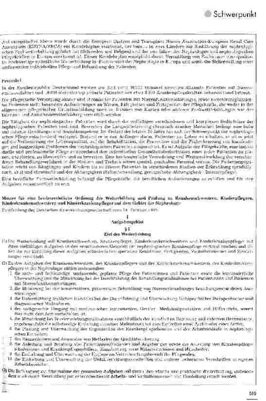 Vorschauseite 2: Nephrologische Weiterbildung in Deutschland