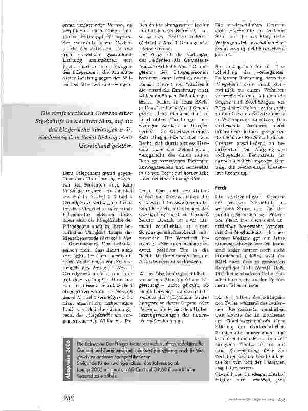 Vorschauseite 3: Der BehandlungsabbruchGegen den Willen des Pflegeheims und des Pflegepersonals