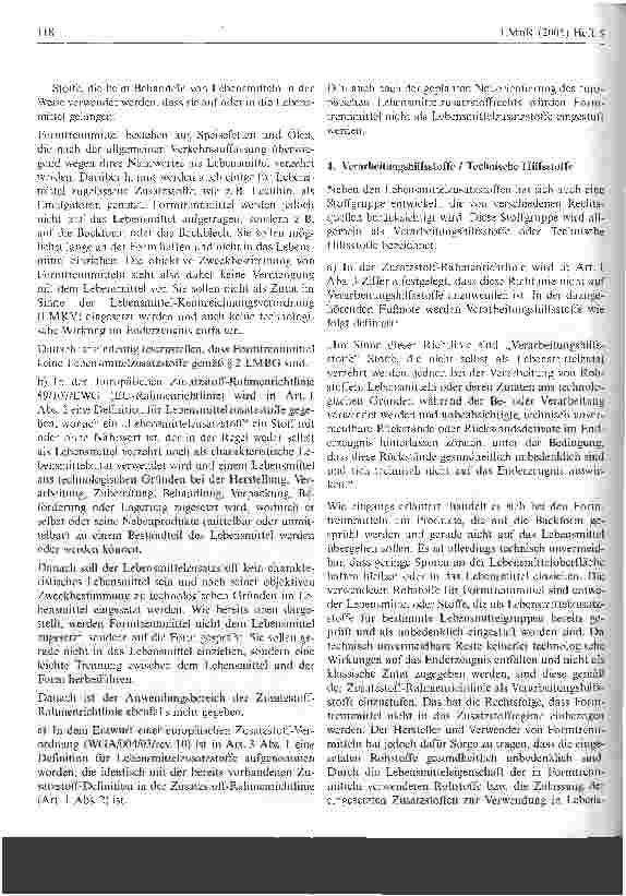 Vorschauseite 3: Wie sind Formtrennmittel lebensrechtlich zu beurteilen?