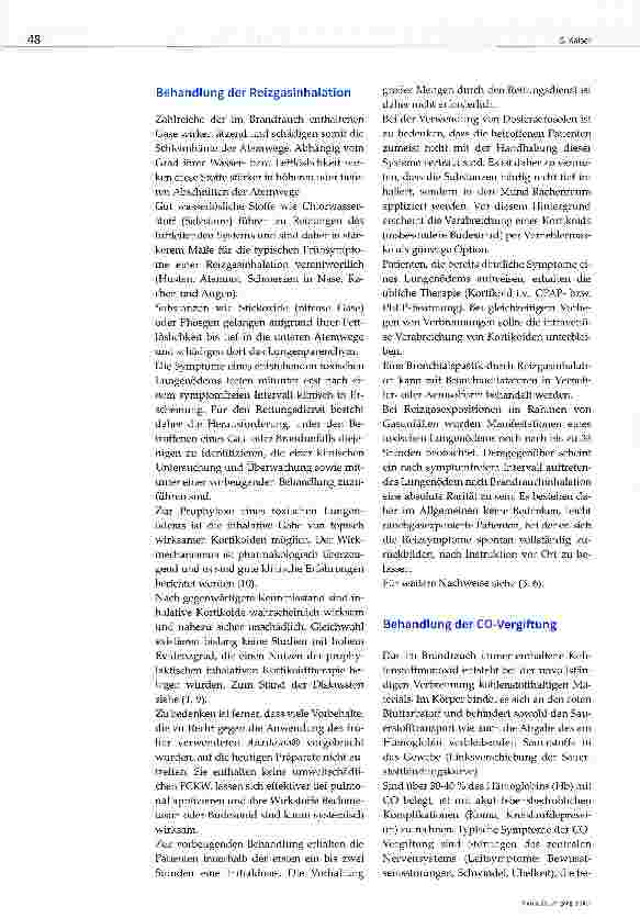 Vorschauseite 2: Brandrauchvergiftungen