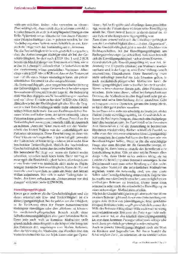 Vorschauseite 3: Anforderungen an die Selbstbestimmungsfähigkeiten von Patienten