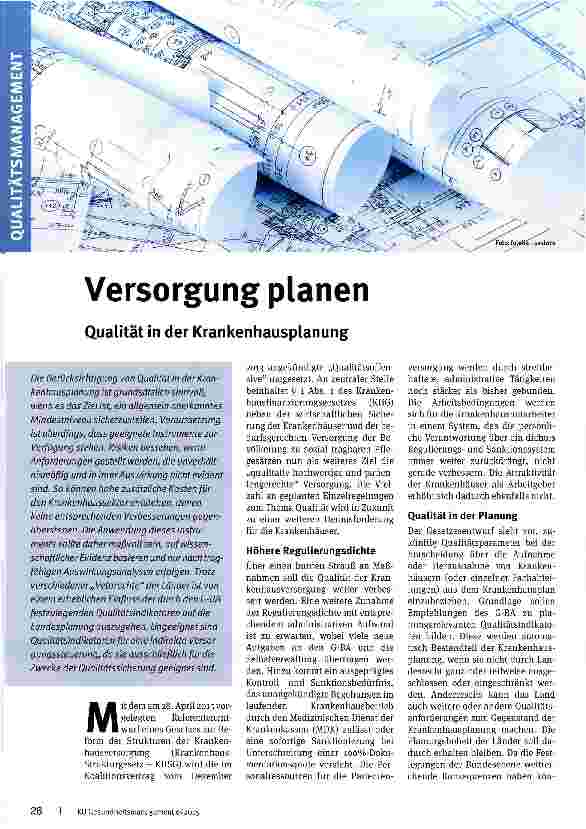 Vorschauseite 1: Versorgung planen