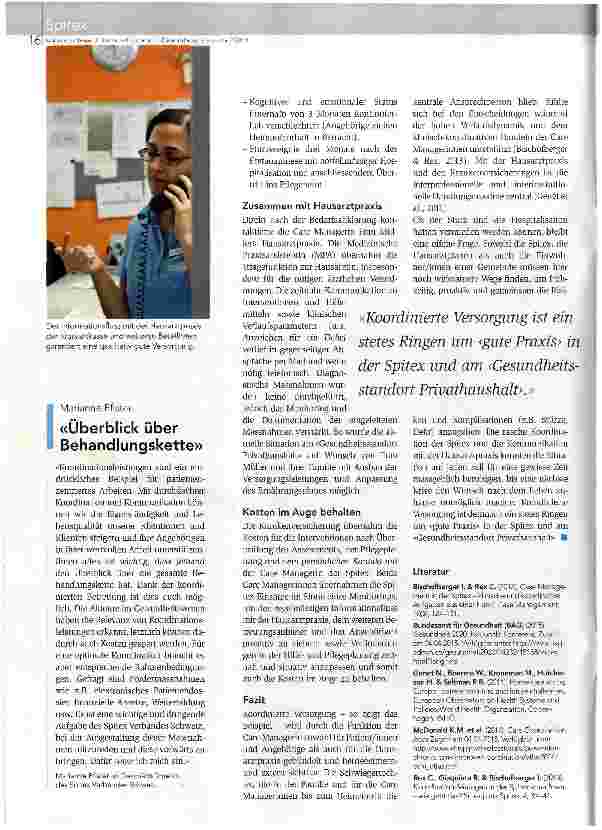 Vorschauseite 3: Koordinierte Versorgung zahlt sich aus