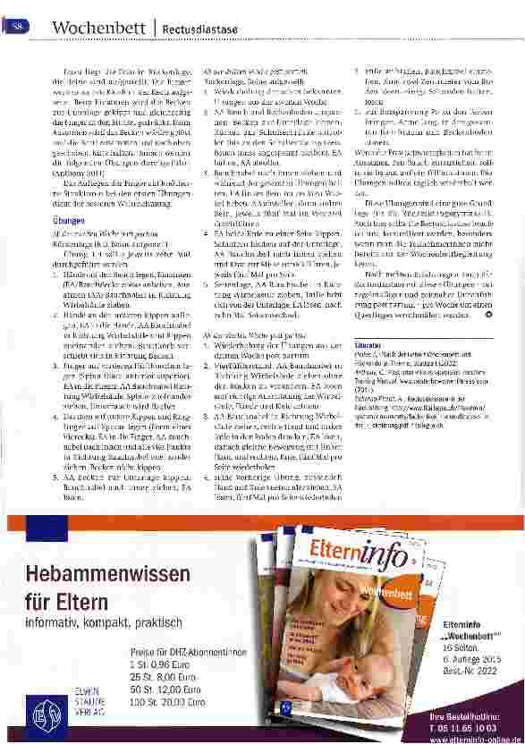 Vorschauseite 3: Rectusdiastase -erkennen und behandeln