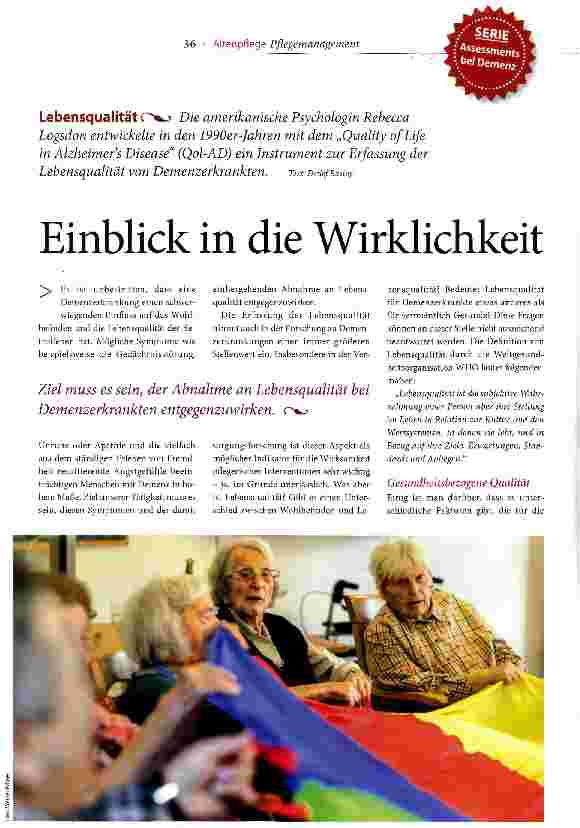 Vorschauseite 1: Einblick in die Wirklichkeit