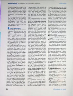 Vorschauseite 5: Sturz aus dem Bett - kein voll beherrschbarer Gefahrenbereich