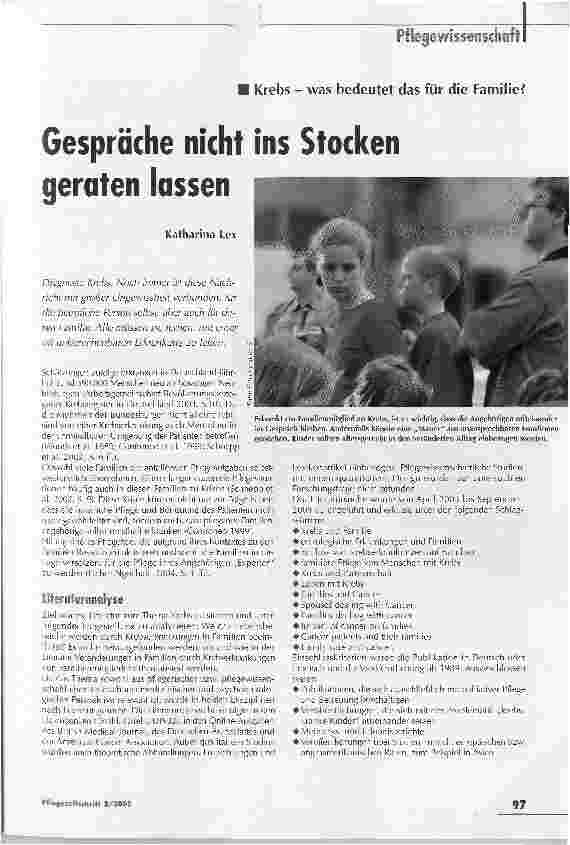 Vorschauseite 1: Gespräche nicht ins Stocken geraten lassen