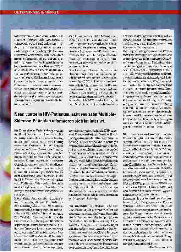 Vorschauseite 2: Abschied von den Vertretern
