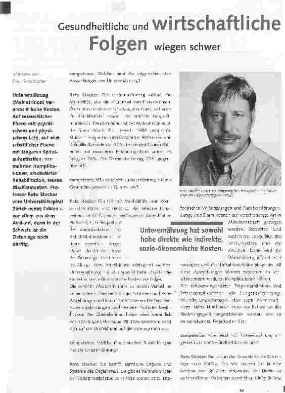 Vorschauseite 1: Gesundheitliche und Wirtschaftliche Folgen wiegen schwer