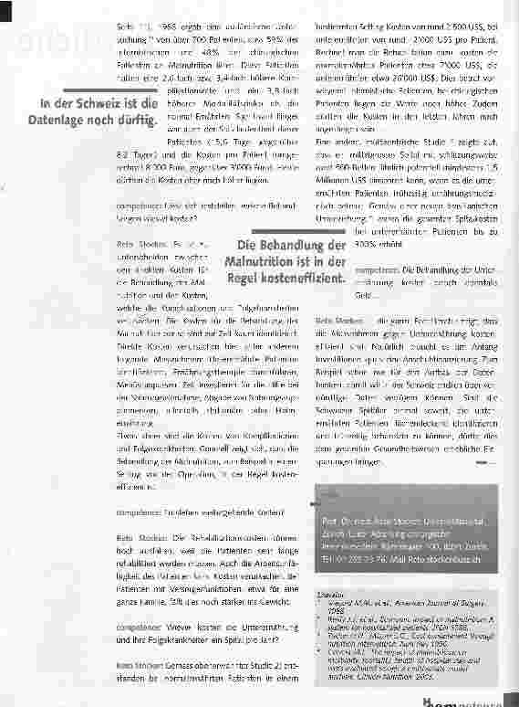 Vorschauseite 2: Gesundheitliche und Wirtschaftliche Folgen wiegen schwer