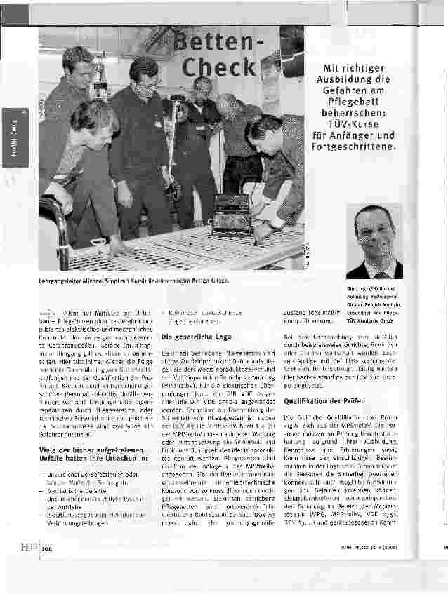 Vorschauseite 1: Bettencheck