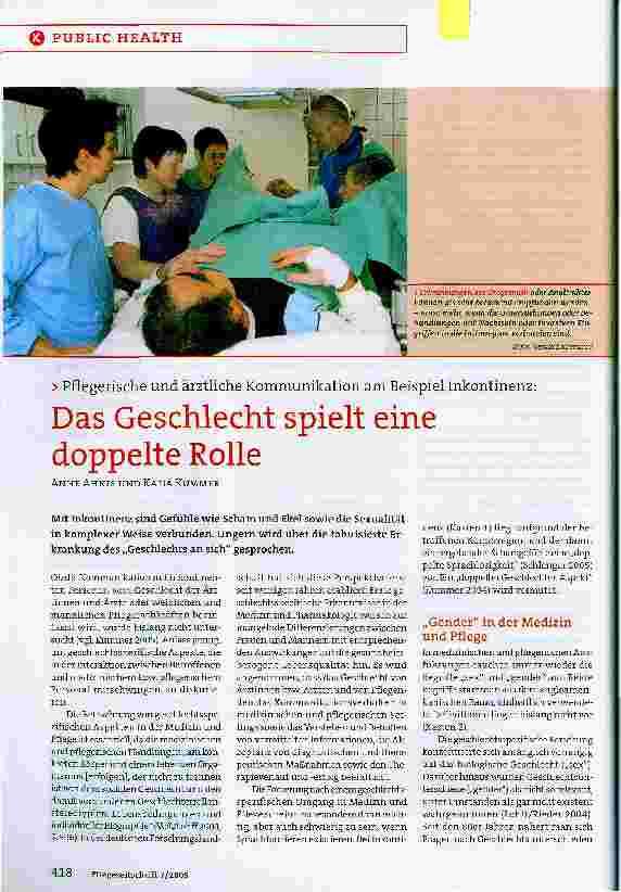 Vorschauseite 1: Das Geschlecht spielt eine doppelte Rolle