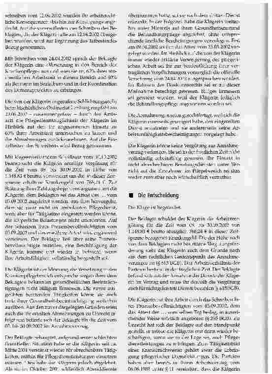 Vorschauseite 2: Arbeitnehmer muss bei unbilliger Ausübung des Direktionsrechts Weisungen nicht nachkommen